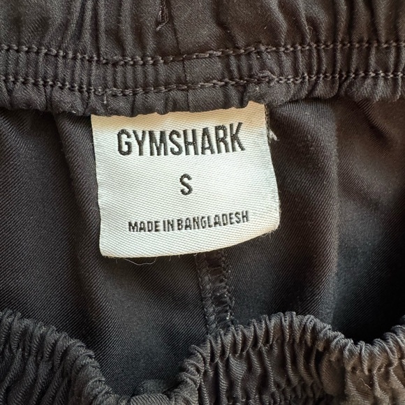 Gymshark Black Athletic Shorts Zipper Pockets Running Training High Waist Small - Picture 4 of 5